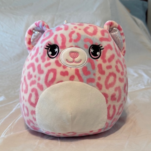 Brandi the Queen Pink Cheetah Squishmallow and Ty 2K Beanie Baby - Picture 2 of 7